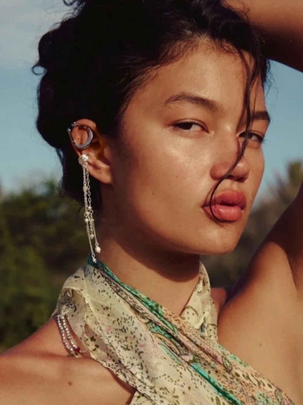 Free People Silver Ear Cuff